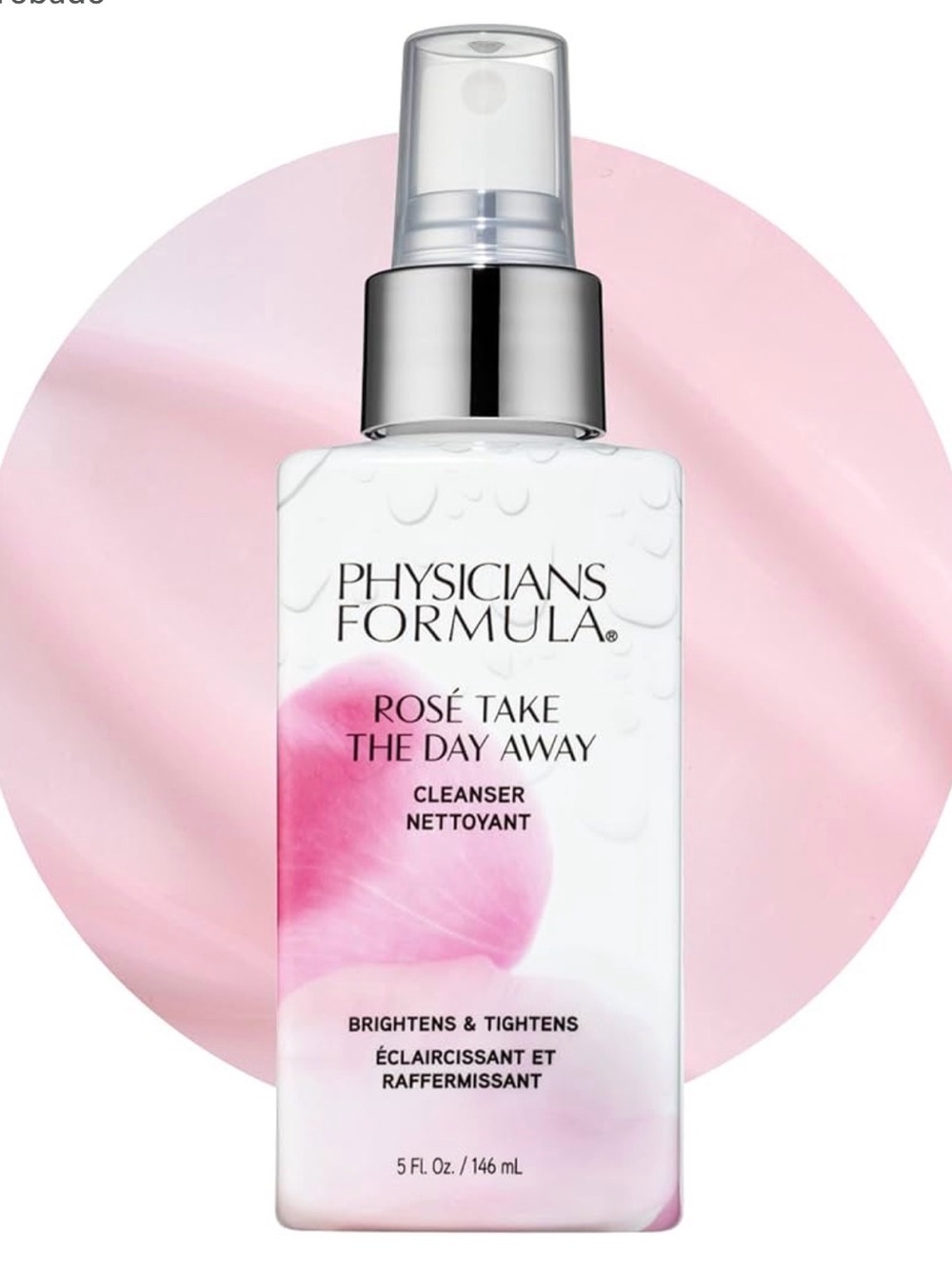 Physicians Formula Rosé Take The Day Away Makeup Remover Cleanser
